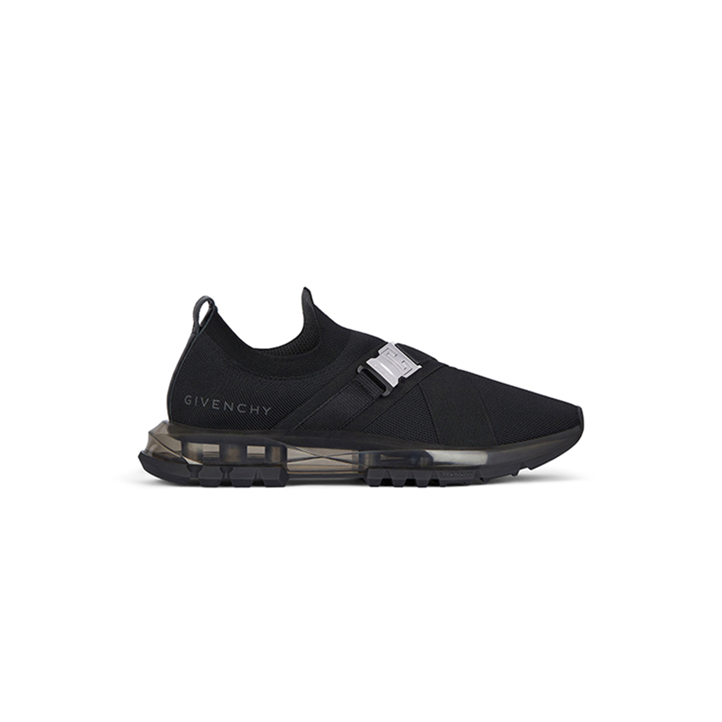 GIVENCHY SPECTRE SNEAKERS IN KNIT WITH 2G BUCKLE BH00ANH1U4-001